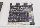 Film slate from Barry Lyndon (1974)
