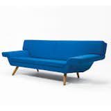 A superior sofa must be versatile, accommodating any number of potential scenarios; who knows what will play out on a spread of comfy cushions? Anna Hart’s settee sets a stylish scene with unlimited possibilities. Solo night in? Stretch out and relax. House party? Extrawide armrests provide perfect perches for social butterflies. Read more about  this electric-blue Slide here.