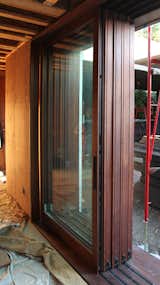 The lift and slide door panels for this main door system can be stored in the box shown in the left of the image.  Photo 2 of 13 in Dwell Home Venice: Part 15