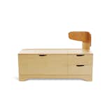 The Toy/Chaise from Brooklyn-based designer Lisa Albin is a durable dresser and storage unit that doubles as a comfy space for your kid to sit and lounge. The birch plywood box has a built-in backrest so the little one can take a rest after picking up her toys. Read more about the Toy/Chaise here.