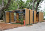 Mike McKay created this paired-down pavilion at the New Orleans Botanical Garden so volunteers rebuilding the park after Hurricane Katrina could have a shady place to unwind.