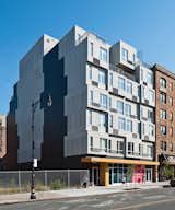 A new residential building in upper Manhattan, dubbed The Stack and designed by the architecture firm Gluck+, employed offsite prefabrication methods to create a high-quality, affordable housing solution that was raised onsite in only 19 days.