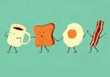 Let’s All Go and Have Breakfast by Teo Zirinis, from $16 for a 10 x 8 inch print.