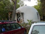 A geodesic home, part of the Baggins End community, on the University of Davis campus. Photo via Flickr/basykes
