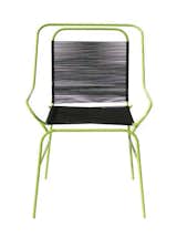 The Alaska Chair is made of steel and seine twine.  Search “alaska” from Dwell on Design Artist-in-Residence: Tanya Aguiñiga
