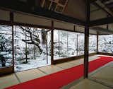 Hōsen-in (2011) - The absence of windows frames the gardens as a natural extension of the meditation space. The effect is an immersive indoor-outdoor experience.