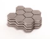 These super absorbent and stain-resistant Hexagon Coasters by Culinarium have a unique patina and durability found in its specially composed concrete mix that the US-based kitchenware company has spent years perfecting.