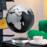 This Italian–made globe will encourage adventures. The Full Circle Vision Globe is carefully assembled by skilled craftsmen, using a method similar to glass blowing. Available in a range of colors, this sculptural accent piece will be a welcome addition to an office or living room.