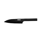 Designed for cooks who appreciate quality tools, Stelton’s Pure Black Knives are a cutting-edge kitchen essential. Each knife is forged from a single piece of stainless steel, so the handles morph into the blades without the interruption of a different material and color.