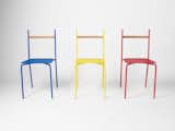 Twig Chair for Council-“I wanted to create an indoor-outdoor chair that was understated, yet striking, visually light and included a mix of contrasting natural and made elements. As a San Franciscan, I often see the Golden Gate Bridge shrouded in fog. I was struck by the way that the fog seems to subdue everything while making certain elements peek through to appear more vivid. This tension between the manmade and the natural inspired the Twig chair.”