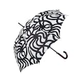 The bold and graphic pattern of the Joonas Stick Umbrella from Marimekko almost makes you wish for rain. A departure from most umbrellas, which are usually solid black or muted in pattern, the Joonas adds personality to your rain protection.  Photo 1 of 4 in Modern Umbrellas to Get You Ready for April Showers  by Marianne Colahan