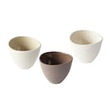 Ceramic cups are a tactile and sophisticated riff on the French style latte bowl. In a pinch, these curved minimalistic, yet tactile cups by Morijana could do double-duty for cereal as well.