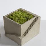 Cement stair planter, $19.50, at Budd + Finn

Available in single, double, or triple opening, this Brutalist-inspired planter is made to house small succulents or even serve as a desk caddy.