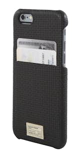 Solo iPhone case and wallet, $39.95 from HEX

The stylish Solo wallet and iPhone 6 case (also available for the iPhone 6 Plus) in embossed woven black leather from the Southern California–based company HEX keeps ID, cards, or cash within easy reach.
