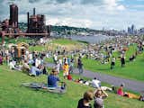 Acquired by the city of Seattle in 1962, the site of Gas Works Park was used to produce gas and crude oil. Richard Haag’s 1975 design recast the industrial site as a grand park, replete with a play barn and picnic zones.  Photo 3 of 6 in Charles Birnbaum on the Future of Landscape Architecture