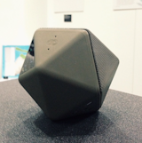 "The handsome Boom Boom speaker by Mathieu Lehanneur for Binauric at the #dod2014 tech pavilion"