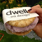 "Dwell on De-vine ice cream sandwich by @Coolhaus (Lambrusco reduction ice cream with cinnamon and black pepper) at #dod2014 #coolhausla"