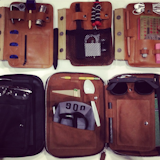 @yahooshine: "Spotted these leather organizers designed in LA for your techie gear and more. #thisisground #dod2014 #timetoorganize"