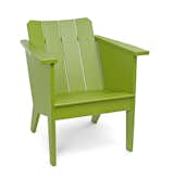 If you're going to have friends over, they will first need a place to sit and what better throne could there be than these classic deck chairs by Brendan Ravenhill in a vibrant green? Not only are these chairs comfortable and colorful, but the designer really hit the mark when he included a convenient stainless steel bottle opener under the right arm.  Photo 1 of 6 in Celebrate St. Patrick's Day in Modern Style by Megan Hamaker