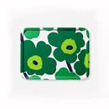 Serve libations on this plywood tray featuring Marimekko's iconic Unikko pattern, designed by Maija Isola and Kristina Isola. Not exactly a shamrock, but close enough, if not even better!  Photo 2 of 6 in Celebrate St. Patrick's Day in Modern Style by Megan Hamaker