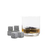Now, if you want to be a true Irish whiskey drinker, then you should know that you never dilute a good whiskey. Just chill these soapstone squares and add them to your favorite tipple for cold cubic comfort, ice-free, and literally on the rocks.