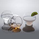 TheArchitectMade Spring Drinking Glasses are handmade from high quality glass following the design of Danish architect Jørn Utzon, architect of the Sydney Opera House. The versatile design of the glasses makes them great for serving water, cocktails, or anything else.