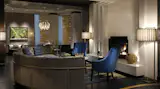 The lobby living room.