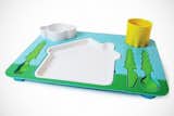 Create a picturesque setting with this Landscape Dinner Set designed by Doiy Design. Each piece is completely removable and when finished, could perhaps double as a temporary plaything.  (Pin).  Photo 1 of 10 in Pinterest Board of the Day: Modern Design for Kids by Eujin Rhee