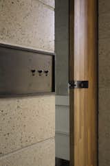 Hall paid special attention to details like custom light switches and door latches, since they tend to stand out more in small spaces.