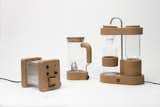 Ingeniously imagined by product designer Gaspard Tiné-Berès, the Re-Done Appliances project consists of a coffee maker, toaster, and kettle made entirely of cork, borosilicate, and electrical components. The Paris-based designer envisioned "a system that would bring together concepts such as, local manufacturing, re-skilling of European labour, and up-cycling, in order to produce a range of electrical devices with a new aesthetic and extended life, that could be made with simple and low cost tooling solutions."
