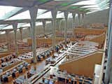 Bibliotheca Alexandrina in Alexandria, Egypt-Nothing remains of the original Library of Alexandria—the biggest and most prominent library of the ancient world—and nobody knows for sure exactly when and how it was destroyed. But nearly 2,000 years later in 2002, the new Bibliotheca Alexandrina opened as an homage to the original. Reinventing a piece of the ancient world in a modern time, the new Alexandria Library is the only location of a mirrored back-up copy of the Internet Archive, home of the Internet Wayback Machine. Photo: archer10
