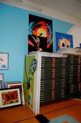 Kii recently scored these flat files. Too bad his poster collection won't all fit.