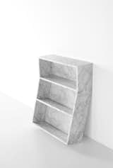 The Melt Bookcase by Thomas Sandell for Marsotto Edizioni gives the sturdy material an air of flexibility.