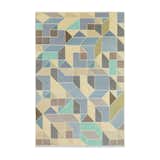Cubes Rug by Paul Smith for The Rug Company. Smith looked to stained glass windows for this abstract take on the ancient art. He also used a special looping method to create crisp edging.