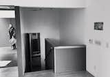 Dimster replaced and extended the original stair; the new version is in steel and glass and spans three floors.  Photo 7 of 15 in A Hollywood Hills Midcentury by Three Case Study Legends Gets a New Outlook