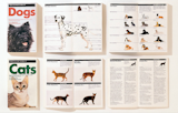 Also consider also Vignelli Associates' Cats and Dogs guidebooks from 1985.