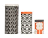 Beloved designer Orla Kiely's Linear Stem Canister Tins come in a charming set of prints and cost just £22. (Pin)