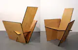 The Planar Chair is fabricated in plywood using digital tools, and each seat locks together without glue or fasteners, like a flatpack puzzle. Furniture is available for sale directly through Bade Stageberg Cox.