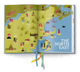Can Zagnoli just design all of the maps in the world? Here, the North East.  Photo 14 of 15 in Illustrator We Love: Olimpia Zagnoli by Eujin Rhee