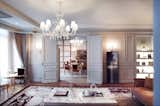 The Presidential Suite includes three bedrooms, a private fitness room, and an immense reception room opening up to the dining room.