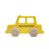 Manny & Simon’s Taxi Wooden Push Toy is a brightly colored twist on a childhood favorite. This push toy is rendered in the shape of a classic New York City yellow taxi cab, including the checkerboard detailing on the side of the car. The car also includes windows—perfect for peek-a-boo—and four wheels that are crafted from sustainably harvested American maple. The toy is perfect for playtime, and looks attractive enough to be left out of the toy bin and on a shelf after playtime. Like all of Manny & Simon’s wooden heirloom toys, the Taxi Wooden Push Toy is constructed from eco-friendly materials using sustainable methods at their factory in Del Mar, California.