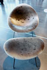 Ásgeir Einarsson (1927-2001) designed the Sindra chair in 1962. It was re-released last year by G.Á. Húsgögn in a range of different skins for its 50th year anniversary, but the sealskin is new this year. “The designer had been very strict that the chair be upholstered only in skin, and using only Icelandic materials,” G.Á. Húsgögn’s upholsterer Páll Júníus Valsson said, adding a new puzzle piece to fit into my expanding picture of Iceland’s design story. Photo by: Tiffany Orvet  Photo 6 of 13 in Iceland DesignMarch 2013 Highlights