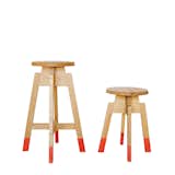 Alabama

Tall and Small stools by Plenty Design Coop, $175–$275 Birmingham-based designers Andrew Thomson and Jared Fulton placed the stools’ legs at a 10-degree angle to create the sturdiest base for the most efficient use of materials. plentydesigncoop.com