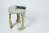 Keith Holser's series One Moment Please... investigates the impermanence of objects as a way to raise awareness of the present moment, through pieces like the seemingly disintigrating Paho side table.