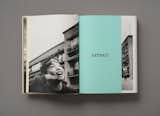 A robin's egg blue block provides a little breathing room in between photos (the book contains 800 colour and 400 black and white photographs!) Photo credit: Sonya Dyakova and Edward Park  Photo 5 of 20 in Book Designs by Atelier Dyakova by Eujin Rhee