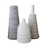 Los Angeles, California

Stripe and Scandi Lamps (bases shown here) by Mt. Washington Pottery, from $1,200. Beth Katz’s hand-thrown stoneware and porcelain gives Scandinavian style a rough-hewn wabi-sabi energy.  Search “baggu x3 tote set sailor stripe grey stripe blue stripe” from 9 Modern Designs That Were Born in the USA