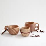 We love these hand-carved cups, made from rare arctic birch burl and outfitted with a reindeer leather strap. Apparently the cups are antiseptic and don't need to be cleaned between uses, so they're ideal for strapping to your backpack the next time you go out to enjoy the outdoors—or simply sipping coffee or tea on a lazy morning.  Photo 2 of 5 in Stylish Camping Gear Essentials by Megan Hamaker from A More Natural Life