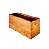 You know that overflowing receptacle next to the stove with all your cooking utensils in it? And that messy top drawer that seems to eat everything you need? Geoffrey Lilge has the simple and beautiful solution with this solid walnut utensil crate that is as functional as it is elegant. Handcrafted to last for generations.
