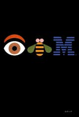 Eye-Bee-M (IBM), 1981, Paul Rand. Photo via wandrlust.tumblr.com.  Search “clarity-steve-jobs-on-paul-rand.html” from Tumblr of the Week: Wandrlustr
