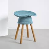 Inspired by the traditional basket-weaving techniques of the Philippines, the Coiled Stool is comprised of hand-woven threads over a rattan core. Shaped in a classic tractor seat, the Coiled Stool can be used for seating, and is sturdy enough to be used as an occasional table. The coiled seat rests on four gmelina wood legs, and can be used in formal and casual environments alike.  Photo 4 of 10 in Favorite Products from BKLYN Designs by Marianne Colahan